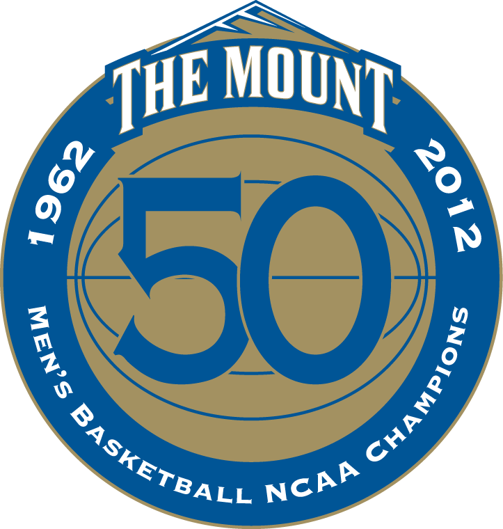 Mount St. Marys Mountaineers 2012 Anniversary Logo diy iron on heat transfer